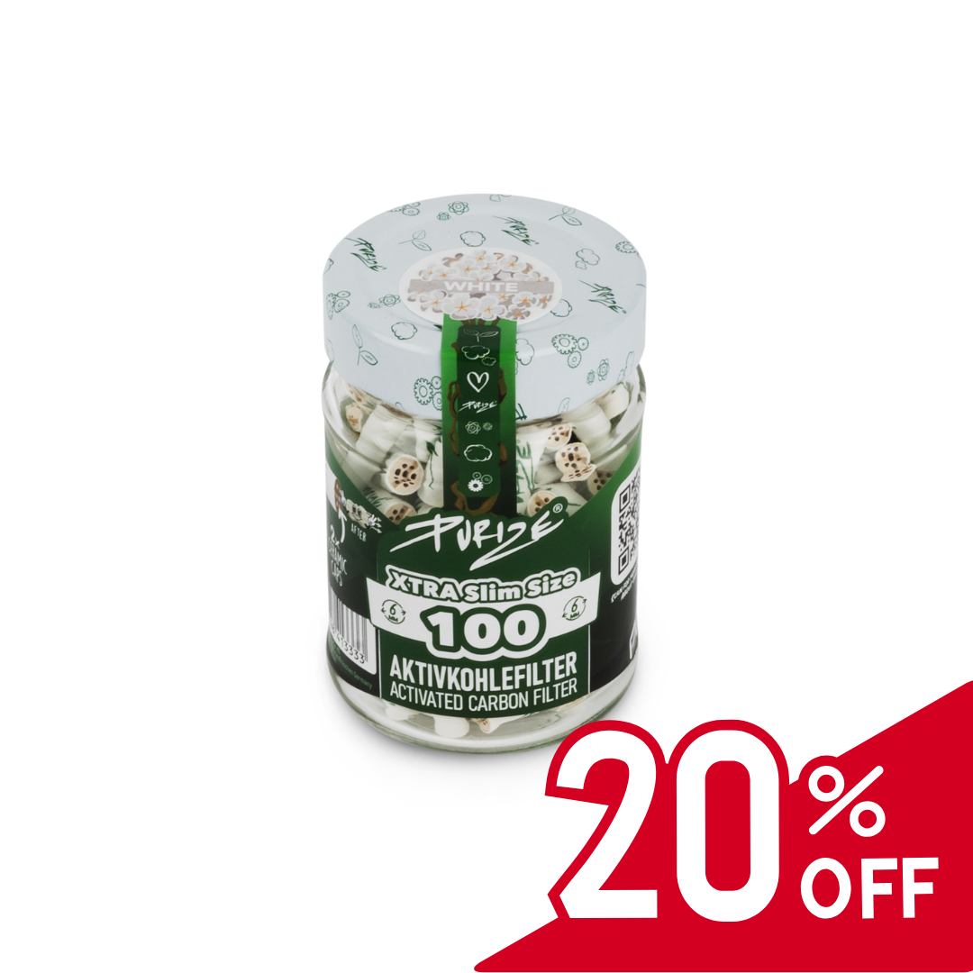 Xtra Slim Size Glass 100 UDS | Blanco