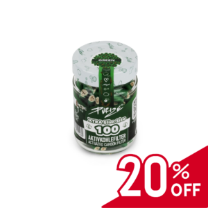 Xtra Slim Size Glass 100 UDS | Verde